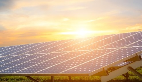 California Wildfire Solar Panel 1