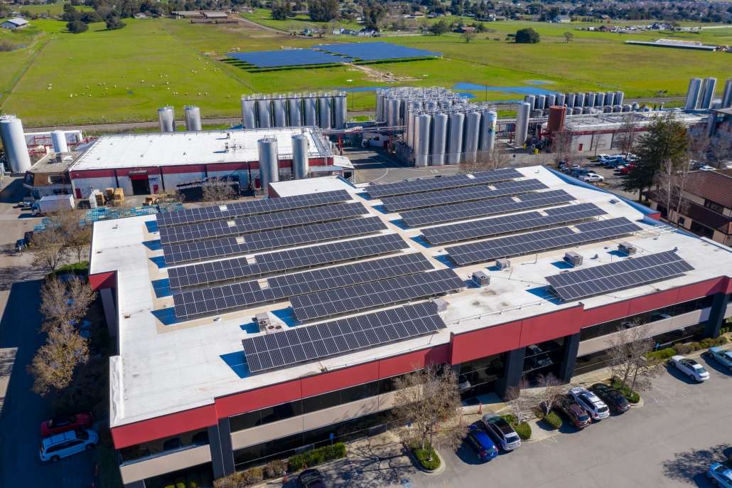 Commercial solar installation, roof mount and ground mount solar