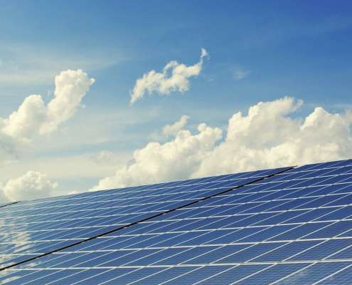 Blue Solar Panel Board